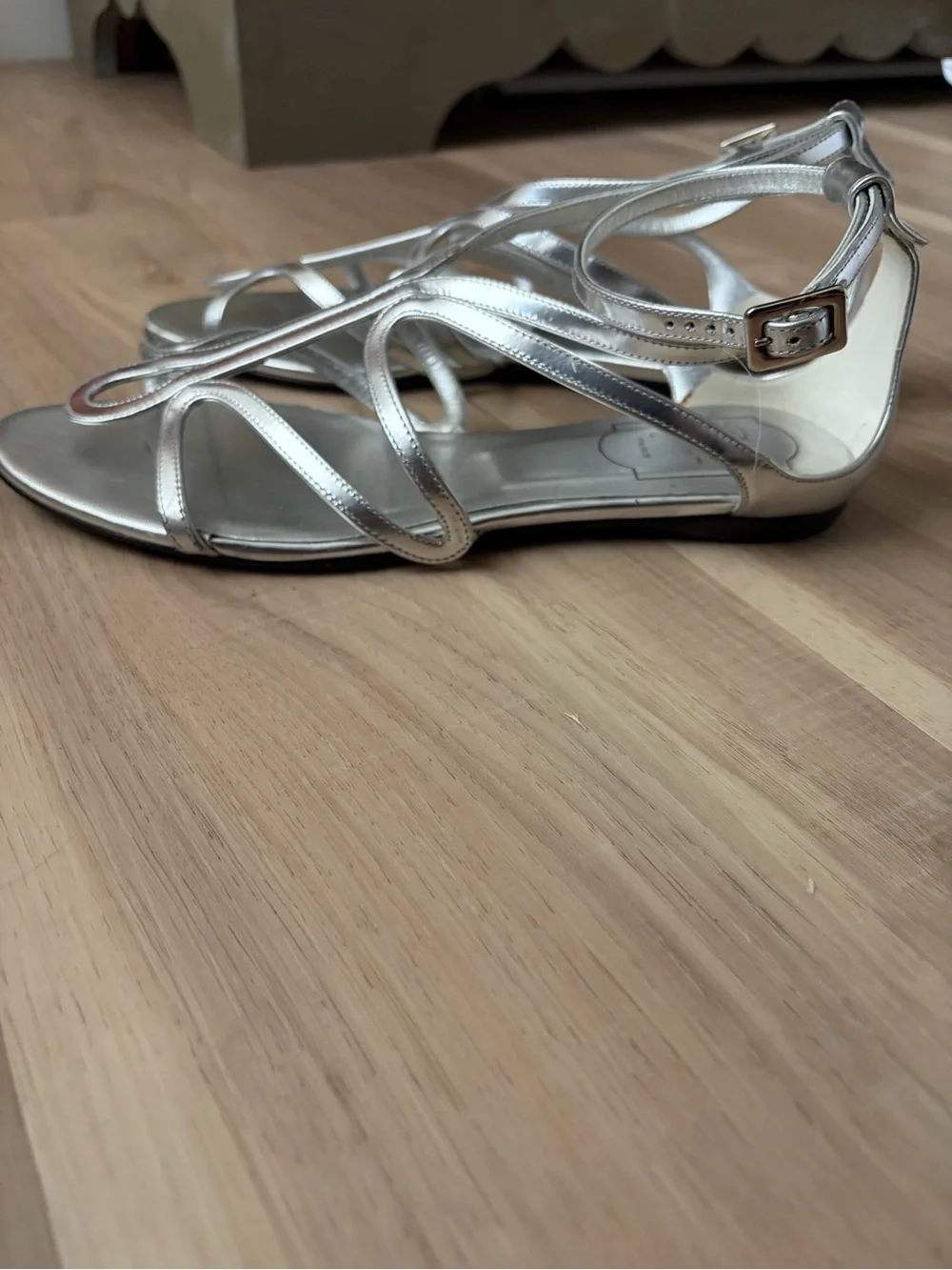 Roger Vivier Silver Sandals
